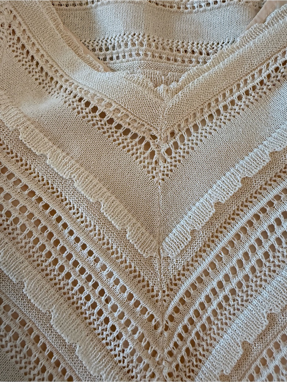 NWT Zimmermann Lucky Crochet Knit Midi Dress Cream Size 1 Small-Authentic $795 - Picture 16 of 16
